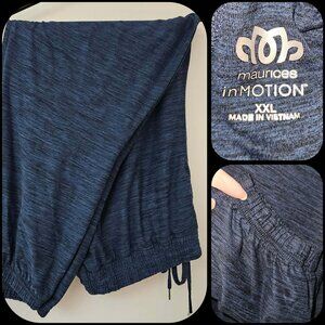 SIZE XXL MAURICES In Motion	Jogger Heathered Blue Super Soft